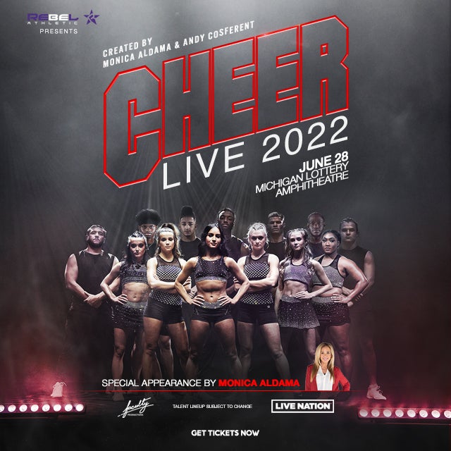 More Info for CHEER LIVE 2022 COMES TO MICHIGAN LOTTERY AMPHITHEATRE JUNE 28