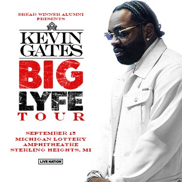 More Info for Kevin Gates Brings The “Big Lyfe Tour” To  Michigan Lottery Amphitheatre September 15