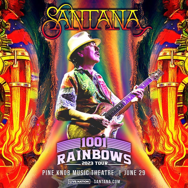 More Info for Santana Brings 1001 Rainbows Tour To Pine Knob Music Theatre June 29