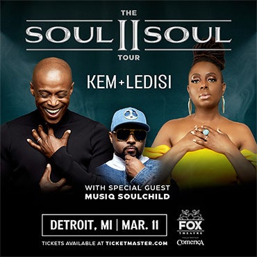 More Info for Soul II Soul Featuring Kem, Ledisi With Special Guest Musiq Soulchild  To Perform At The Fox Theatre Saturday, March 11