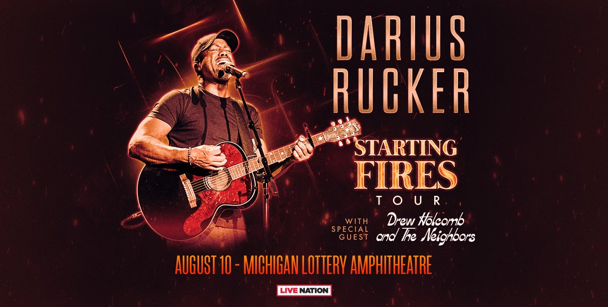 darius rucker starting fires tour playlist