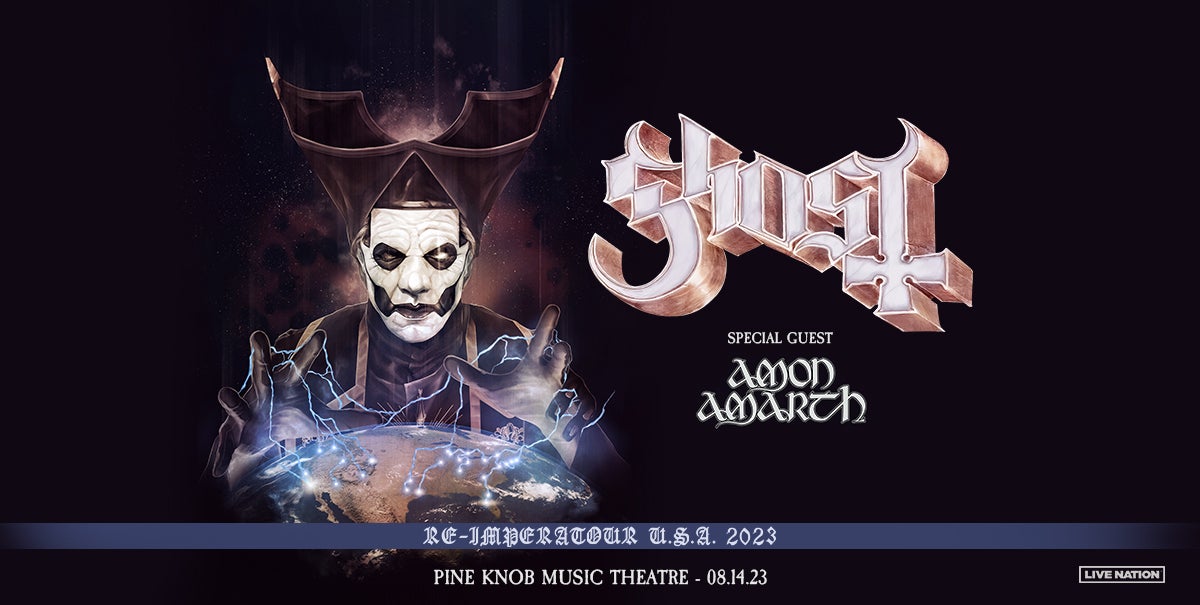 Ghost, Amon Amarth rock Pine Knob with theatrical extravagance – The  Oakland Press