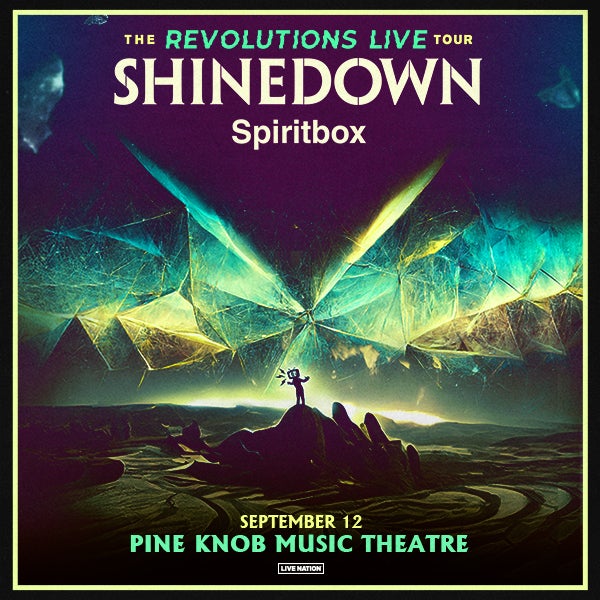 More Info for Shinedown Brings The Revolutions Live Fall Tour With Support From Spiritbox To Pine Knob Music Theatre September 12