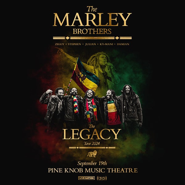 More Info for The Marley Brothers Unite For “The Legacy Tour” A Historic One-Of-A-Kind Outing Celebrating Bob Marley’s Music, Influence And Legacy At Pine Knob Music Theatre September 19