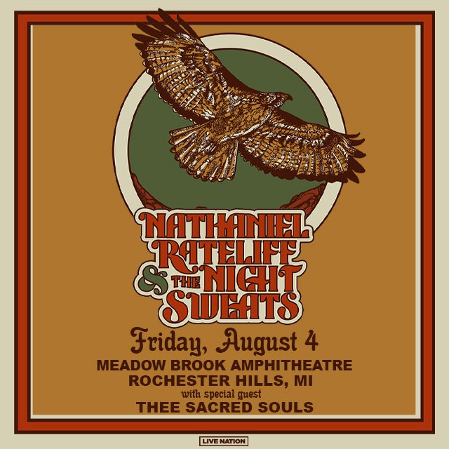 More Info for Nathaniel Rateliff & The Night Sweats To Perform At Meadow Brook Amphitheatre Friday, August 4