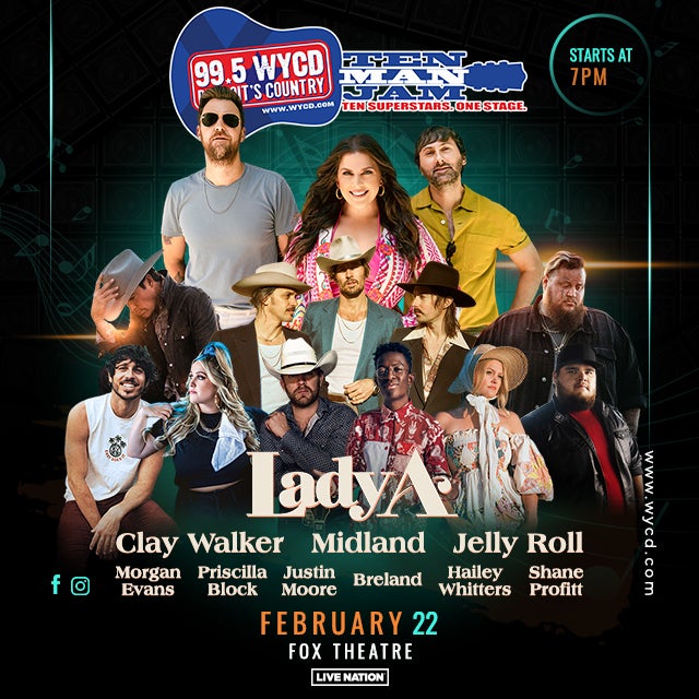 More Info for 99.5 WYCD Ten Man Jam powered by Your Metro Detroit Buick GMC Dealers