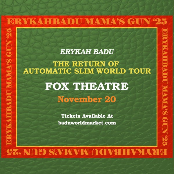More Info for Erykah Badu
