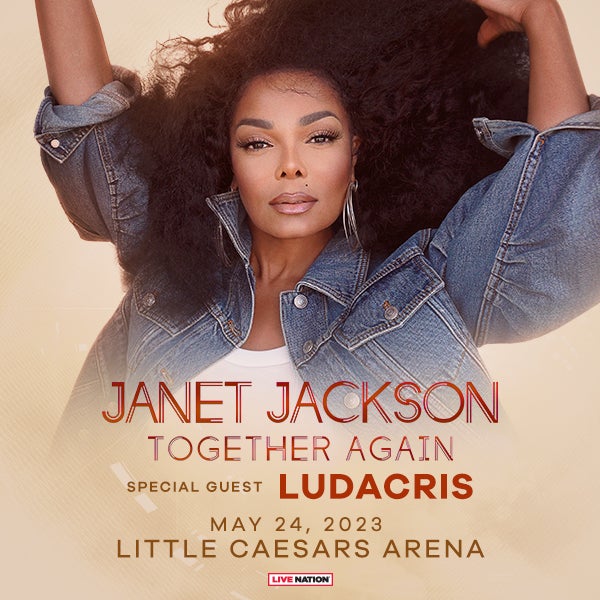 More Info for Global Icon Janet Jackson Announces 2023 “Together Again” North American Tour With Special Guest Ludacris At Little Caesars Arena May 24