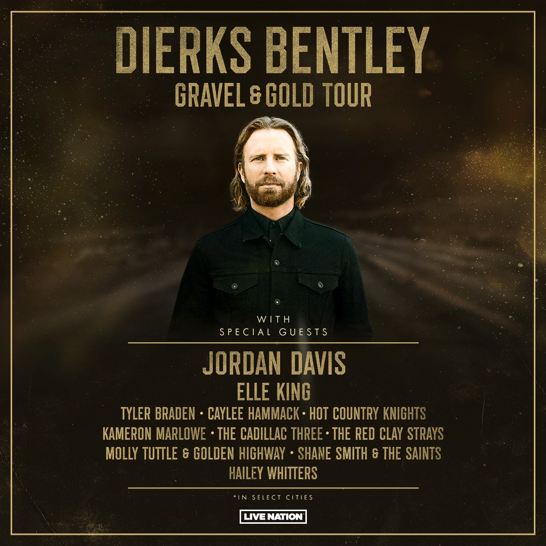 More Info for Dierks Bentley Announces Return To Pine Knob Music Theatre For “Gravel & Gold Tour” Friday, June 2