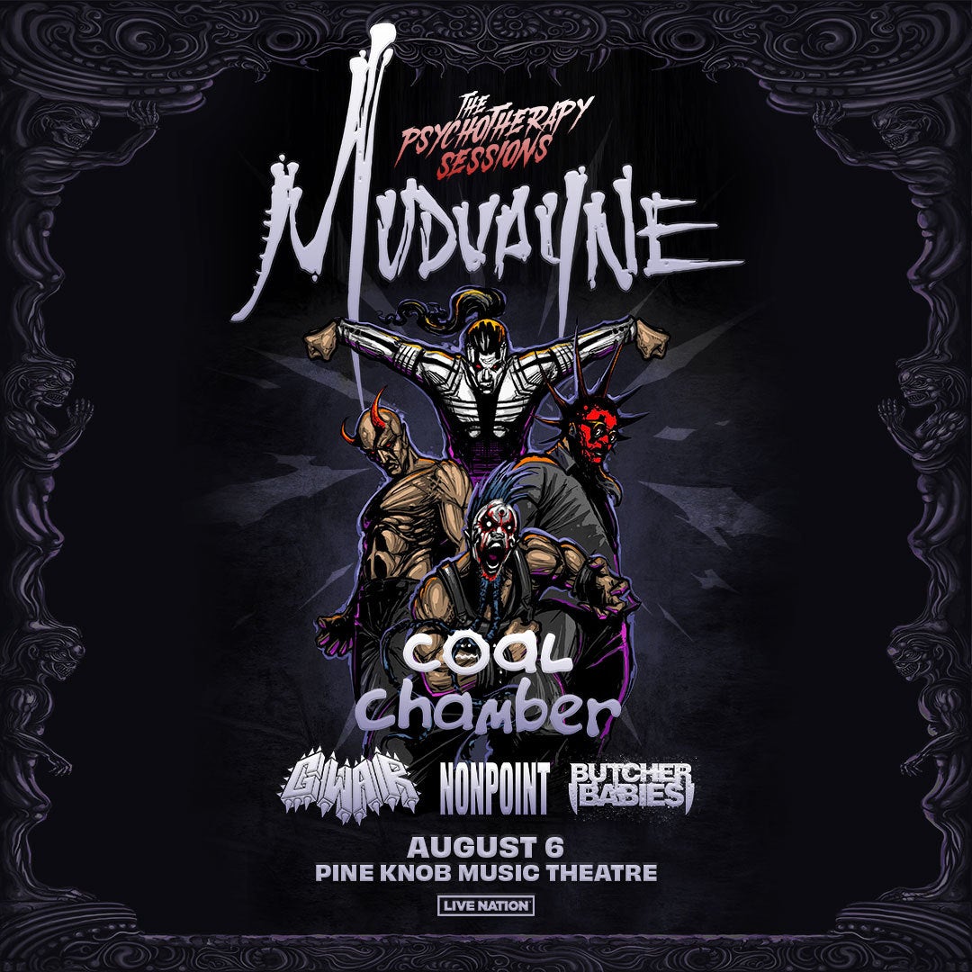More Info for Mudvayne Bring “The Psychotherapy Sessions 2023” Tour To  Pine Knob Music Theatre August 6