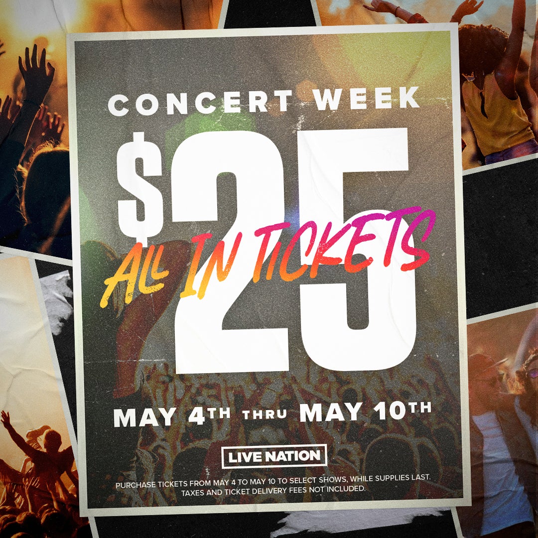 More Info for Live Nation And 313 Presents’ Annual Concert Week Is Here – Get $25 Tickets To 70+ Concerts Across Five Venues