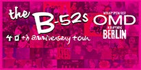 More Info for 104.3 WOMC PRESENTS THE B-52S “40TH ANNIVERSARY WORLD TOUR” WITH SPECIAL GUESTS OMD AND BERLIN AT MEADOW BROOK AMPHITHEATRE SATURDAY, SEPTEMBER 14