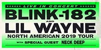More Info for BLINK-182 AND LIL WAYNE JOIN FORCES FOR CO-HEADLINING SUMMER TOUR AT DTE ENERGY MUSIC THEATRE SEPTEMBER 10