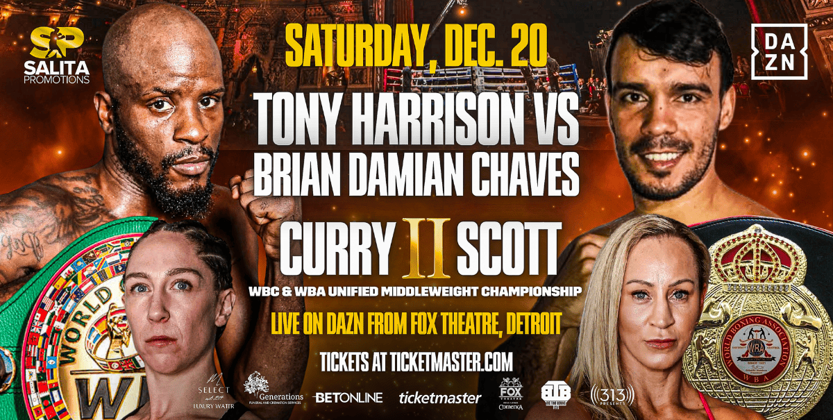 Boxing: Tony Harrison vs. Brian Damian Chaves