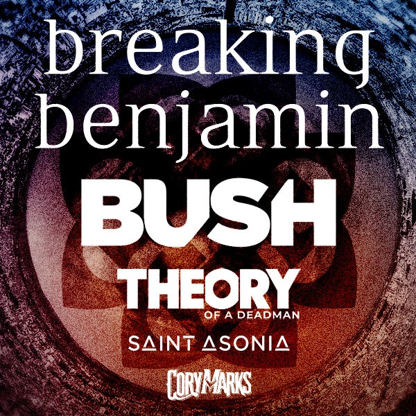 More Info for BREAKING BENJAMIN BRING 2020 SUMMER TOUR WITH BUSH, THEORY OF A DEADMAN, SAINT ASONIA AND CORY MARKS TO DTE ENERGY MUSIC THEATRE JULY 30