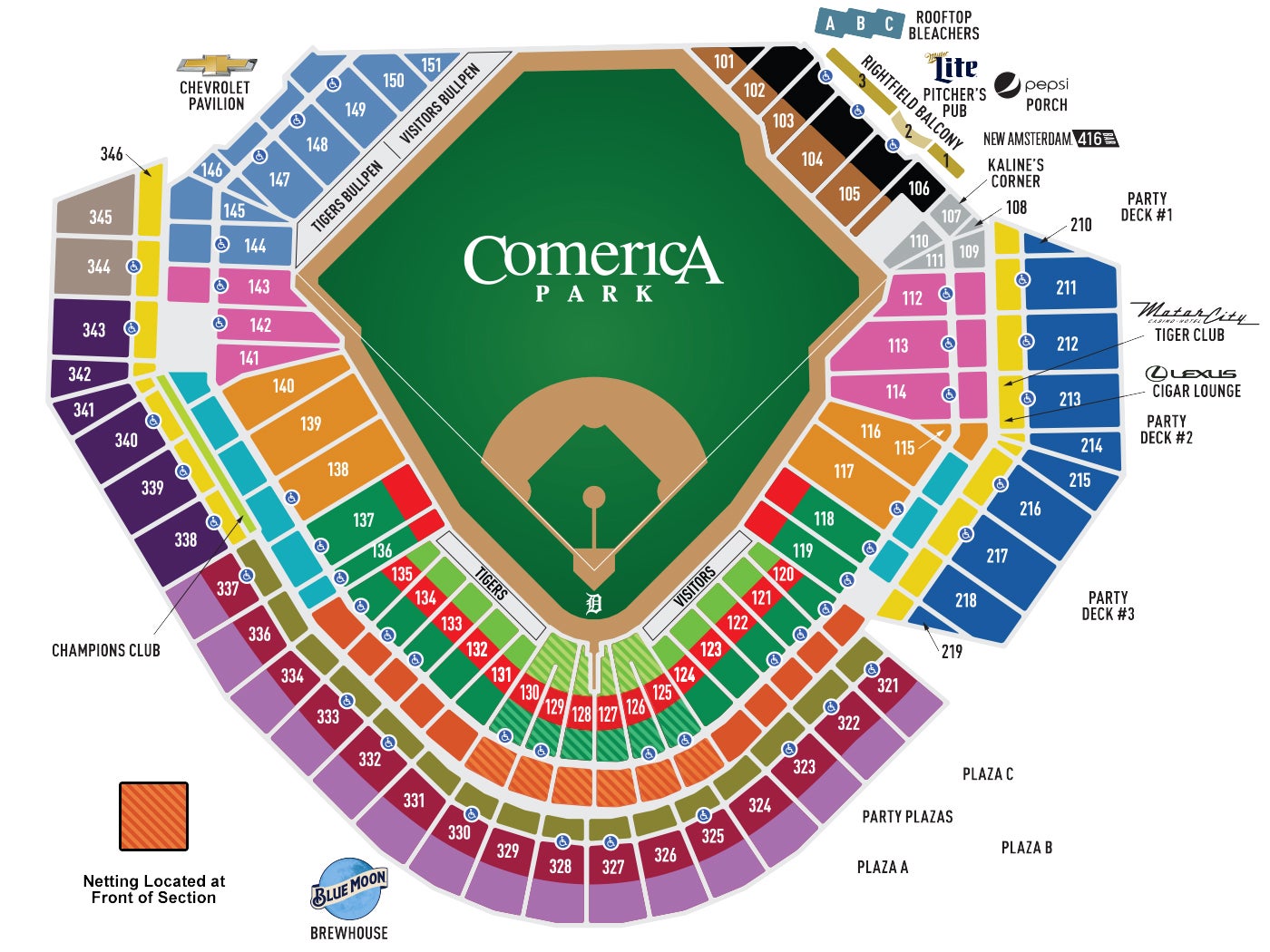 Petco Park Def Leppard Seating Chart