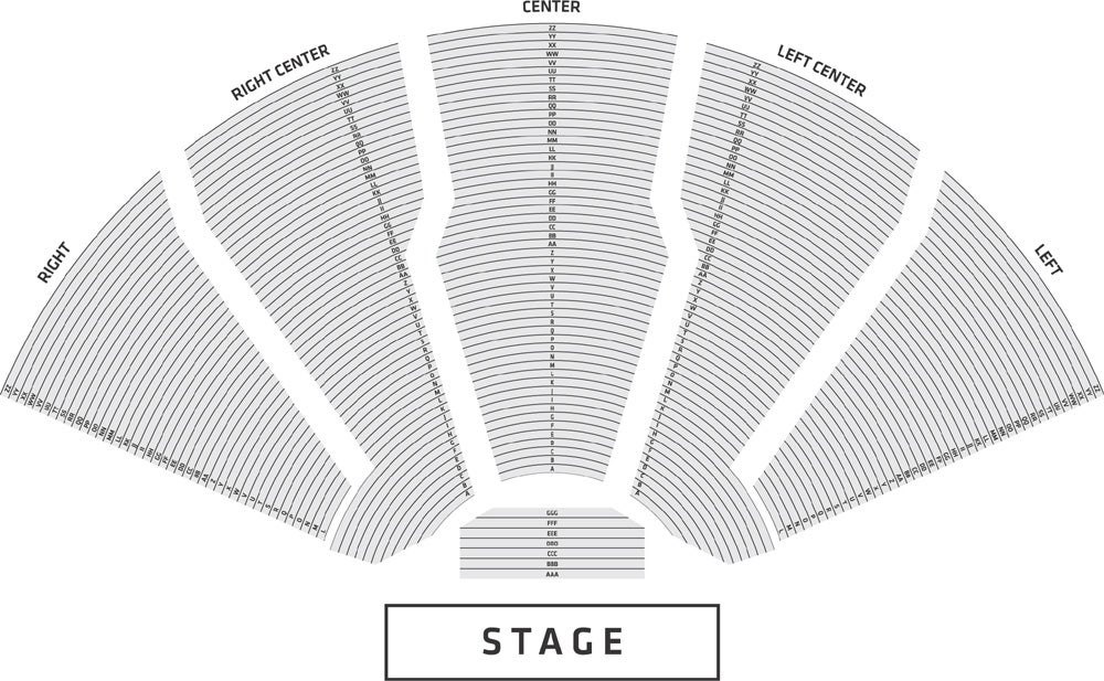 Seating Chart Dte Energy Music Center