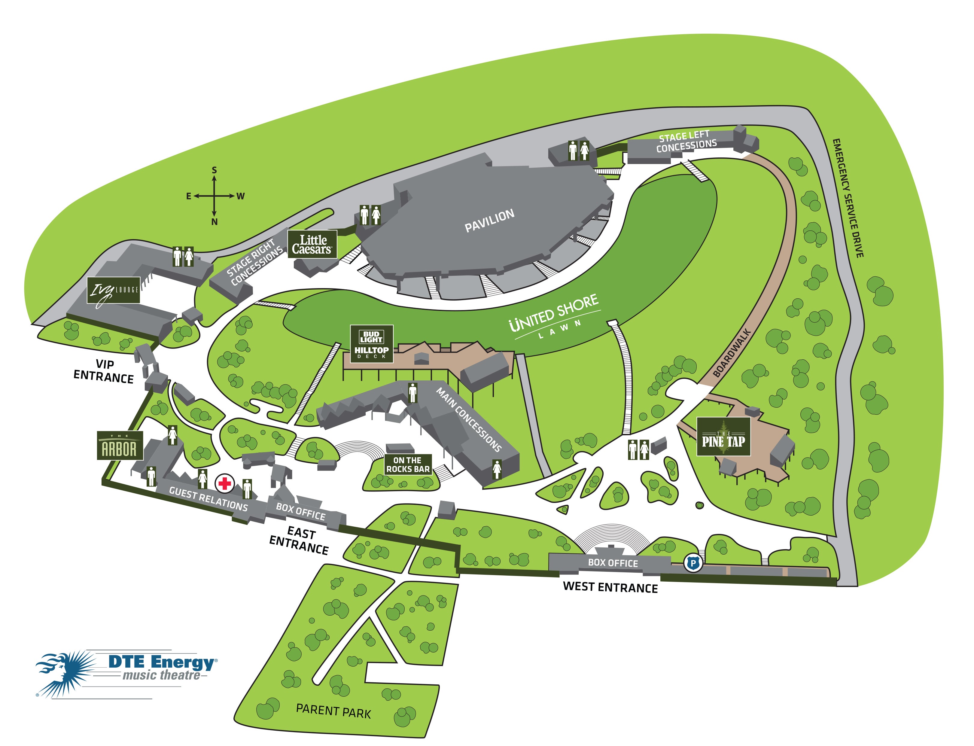 Dte Music Theater Seating Chart