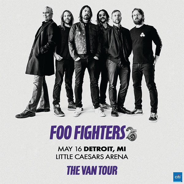 More Info for JUST ANNOUNCED: FOO FIGHTERS AT LITTLE CAESARS ARENA SATURDAY, MAY 16 