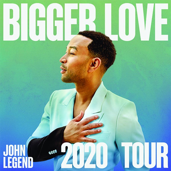 More Info for JOHN LEGEND ANNOUNCES “BIGGER LOVE 2020 TOUR” TO INCLUDE  MICHIGAN LOTTERY AMPHITHEATRE AT FREEDOM HILL SEPTEMBER 3