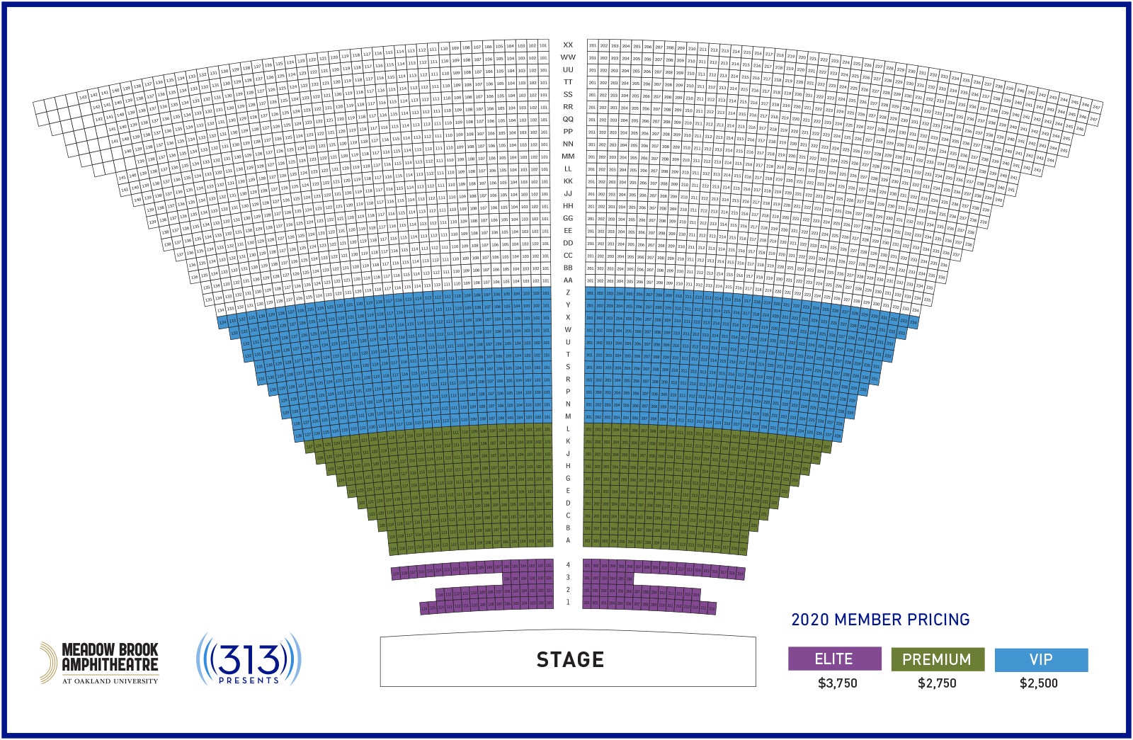 Meadowbrook Hall Seating Chart