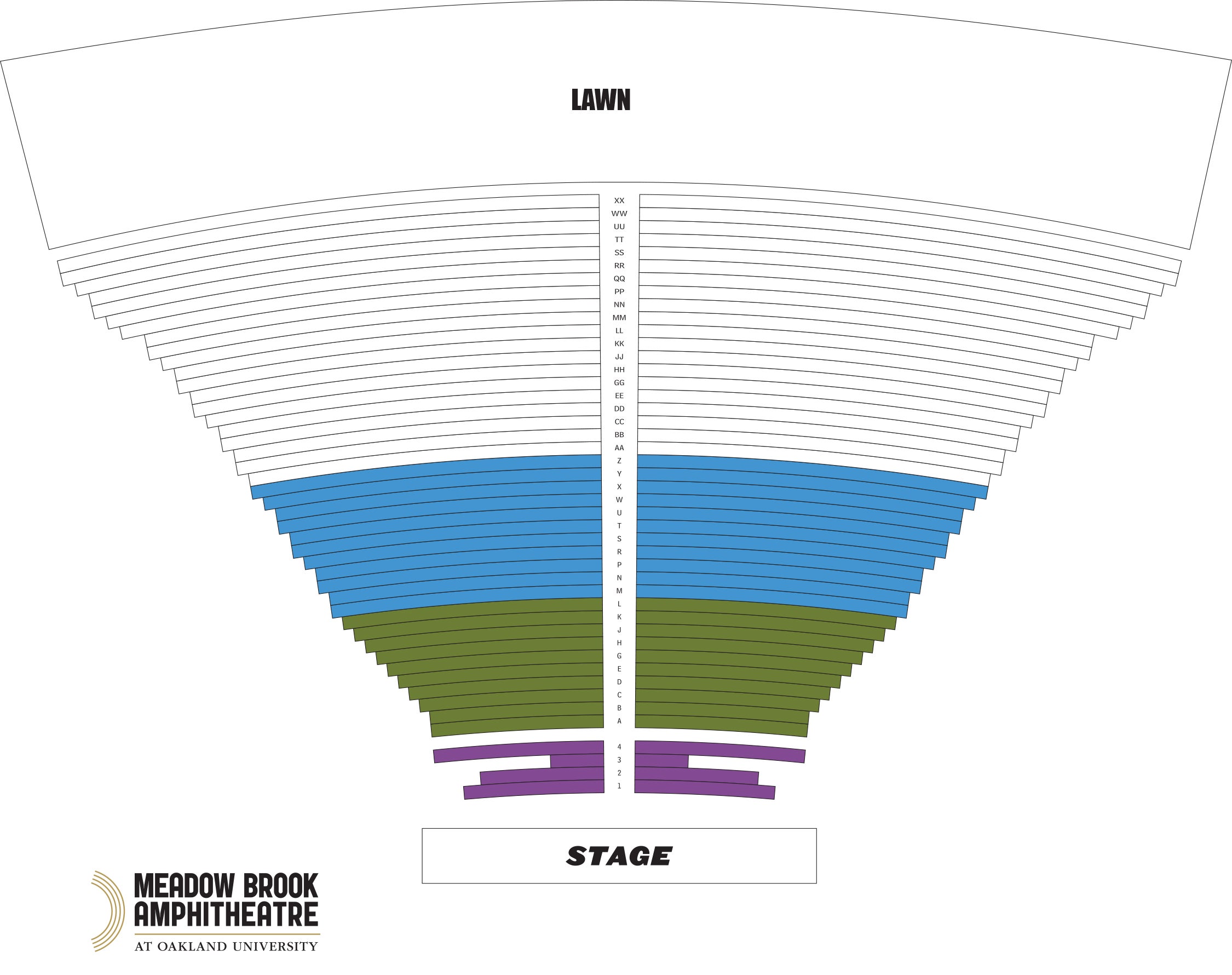 Meadowbrook Seating Chart New Hampshire