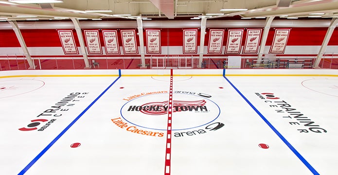 Little Caesars Arena Seating Chart Hockey