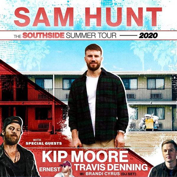 More Info for JUST ANNOUNCED: SAM HUNT BRINGS “THE SOUTHSIDE SUMMER TOUR 2020” WITH SPECIAL GUESTS KIP MOORE, TRAVIS DENNING AND ERNEST FEATURING DJ BRANDI CYRUS TO DTE ENERGY MUSIC THEATRE FRIDAY, JUNE 19