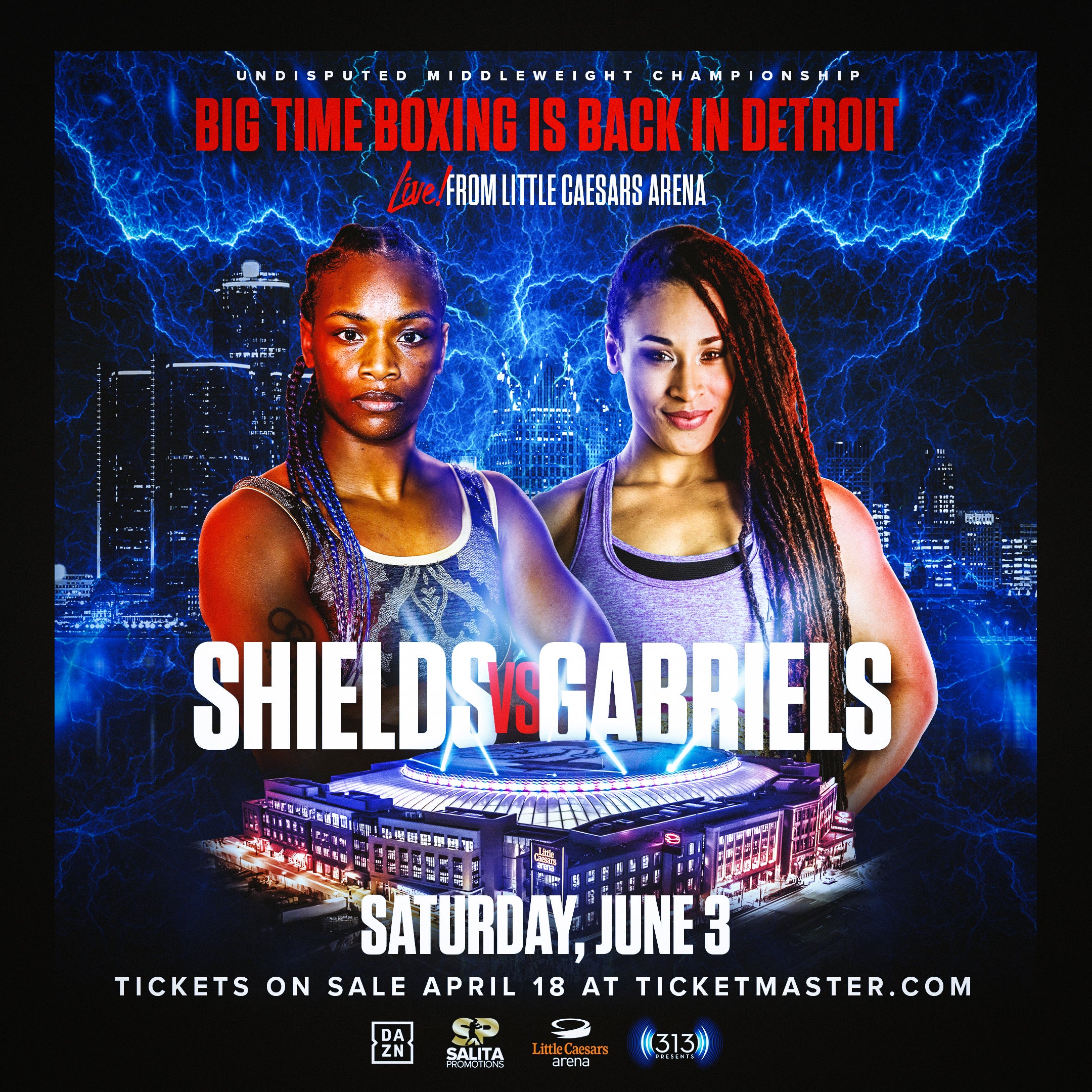 More Info for Claressa Shields Set To Bring Big-Time Boxing  Back To Detroit On Saturday, June 3!