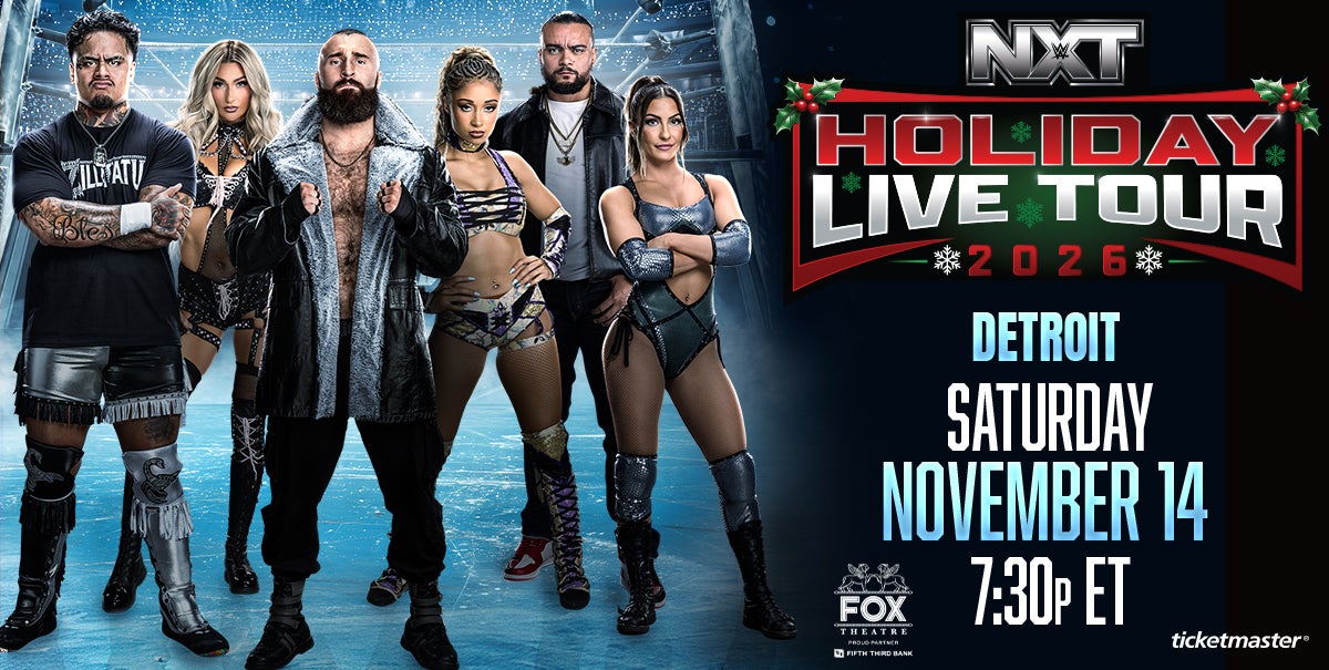 WWE Nxt Makes Its Fox Theatre Debut November 14 | 313 Presents