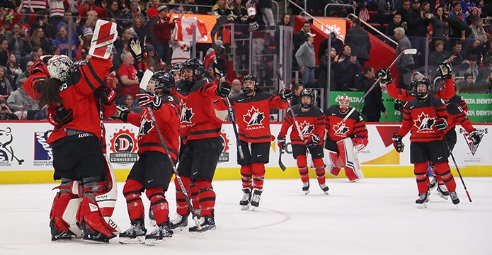 More Info for CANADIAN WOMEN’S NATIONAL TEAM DEFEATS UNITED STATES, 2-0, IN RIVALRY SERIES FINALE AT LITTLE CAESARS ARENA